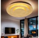 GLOBO LIGHTING LED Deckenleuchte Warmweiß Metall Gold Bild 3