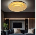 GLOBO LIGHTING LED Deckenleuchte Warmweiß Metall Gold Bild 4