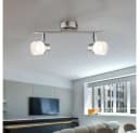 GLOBO LIGHTING LED Deckenspot 2-flammig Silber Modern Bild 5