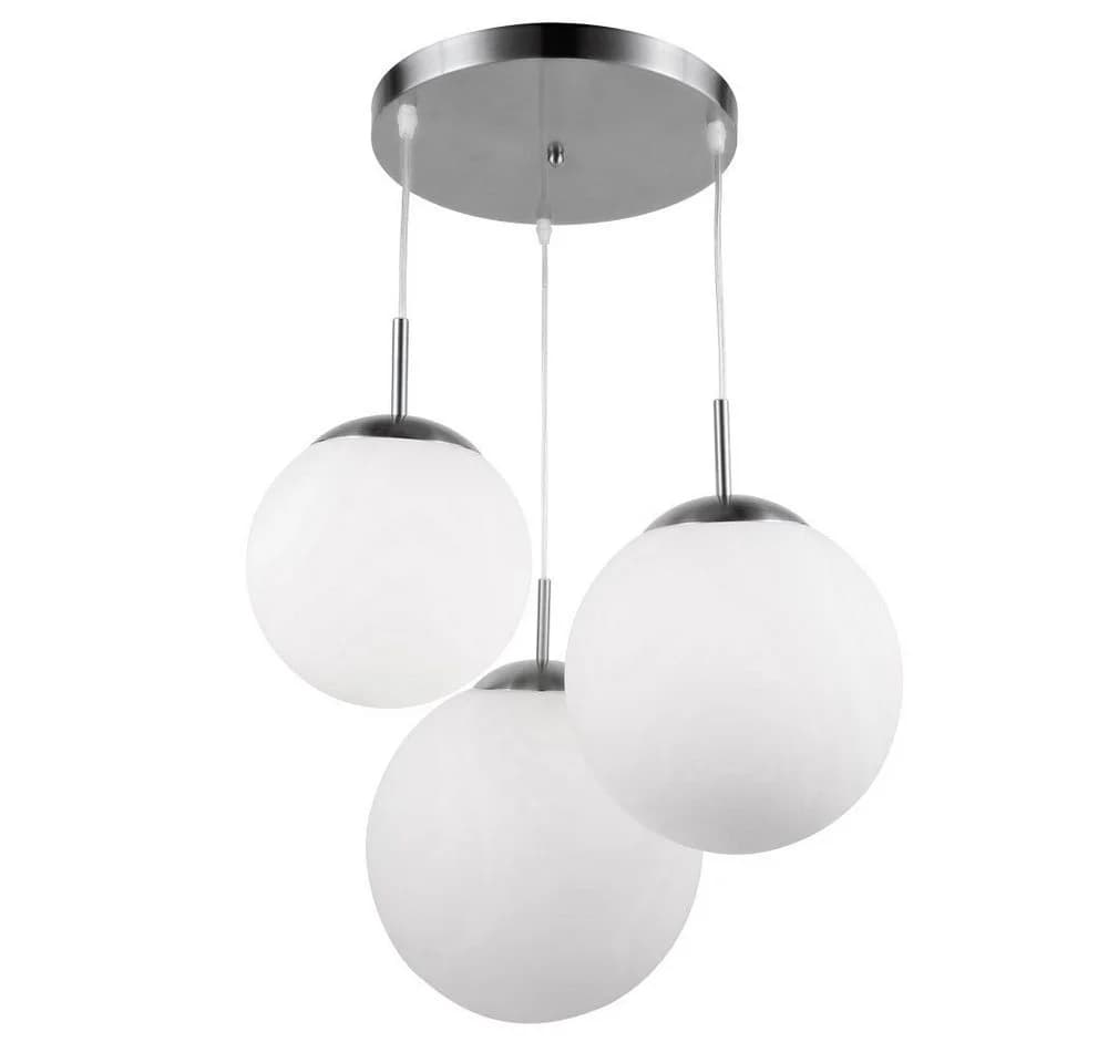 GLOBO LIGHTING Hängeleuchte mit 3 Glaskugeln, LED inklusive, Warmweiß - Bild 2