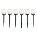 GLOBO LIGHTING LED Gartenleuchte Solar 6er Set Weiß Bild 2