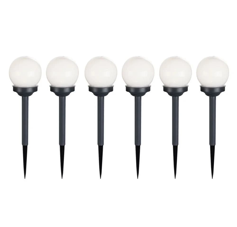 GLOBO LIGHTING LED Gartenleuchte Solar 6er Set Weiß - Bild 2