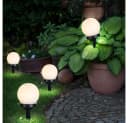 GLOBO LIGHTING LED Gartenleuchte Solar 6er Set Weiß Bild 4