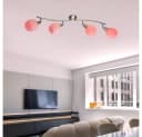 GLOBO LIGHTING LED Deckenleuchte 4-flammig RGB Fernbedienung silber/weiß Bild 3
