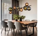 GLOBO LIGHTING LED-Hängeleuchte Grau Bunt 9 Flammig Bild 2