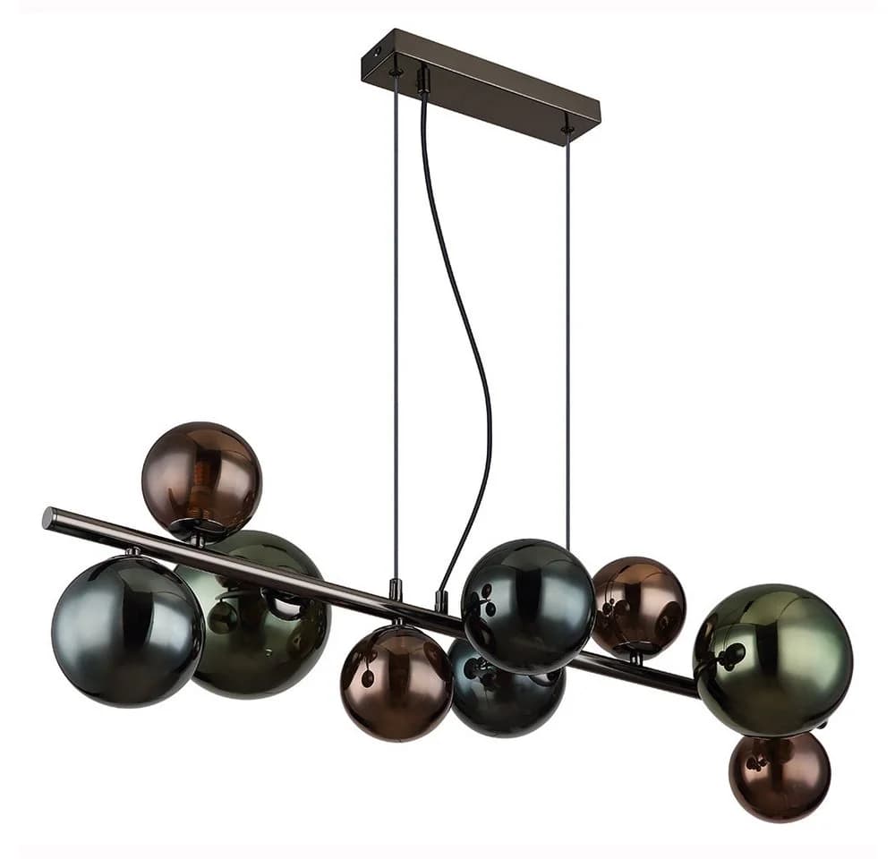 GLOBO LIGHTING LED-Hängeleuchte Grau Bunt 9 Flammig - Bild 3