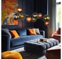 GLOBO LIGHTING LED-Hängeleuchte Grau Bunt 9 Flammig Bild 5