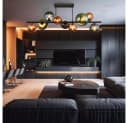GLOBO LIGHTING LED Deckenleuchte Grau/Grün/Bronze 9x LED Warmweiß Bild 3