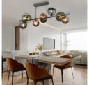 GLOBO LIGHTING LED Deckenleuchte Grau/Grün/Bronze 9x LED Warmweiß Bild 5