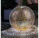 GLOBO LIGHTING Solarleuchte LED Warmweiß Metall Silber Gold Bild 4