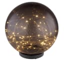 GLOBO LIGHTING Solarleuchte Kugel rauchfarben mit 40 LEDs Bild 2