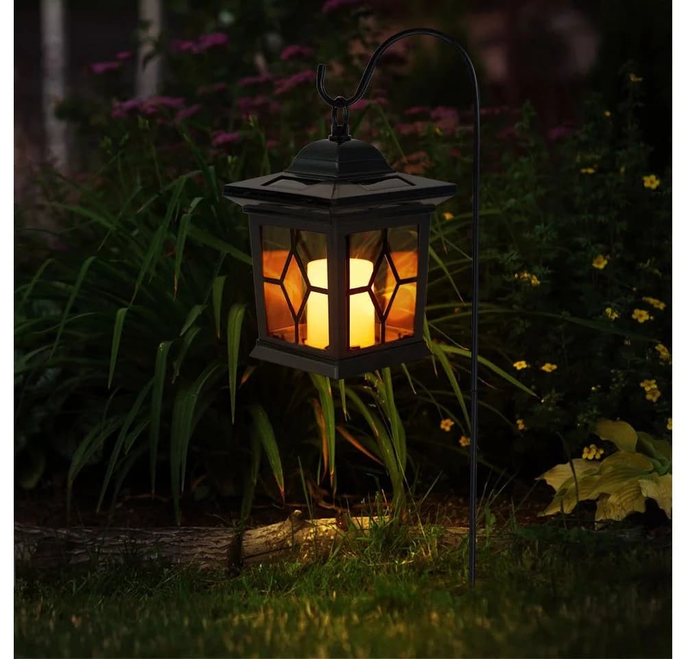 GLOBO LIGHTING LED Solarleuchte Schwarz mit Erdspieß - Bild 5