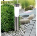 GLOBO LIGHTING Solarsteckleuchte 3er Set Edelstahl Silber Bild 5
