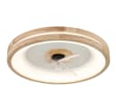 GLOBO LIGHTING Deckenventilator mit LED Holz Weiß Fernbedienung Bild 1