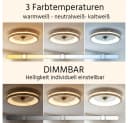 GLOBO LIGHTING Deckenventilator mit LED Holz Weiß Fernbedienung Bild 5