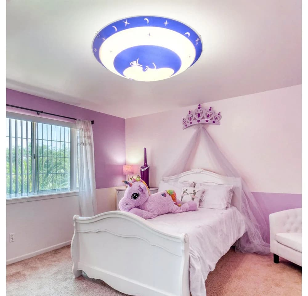 GLOBO LIGHTING Deckenleuchte Kinderzimmer Mond Sterne