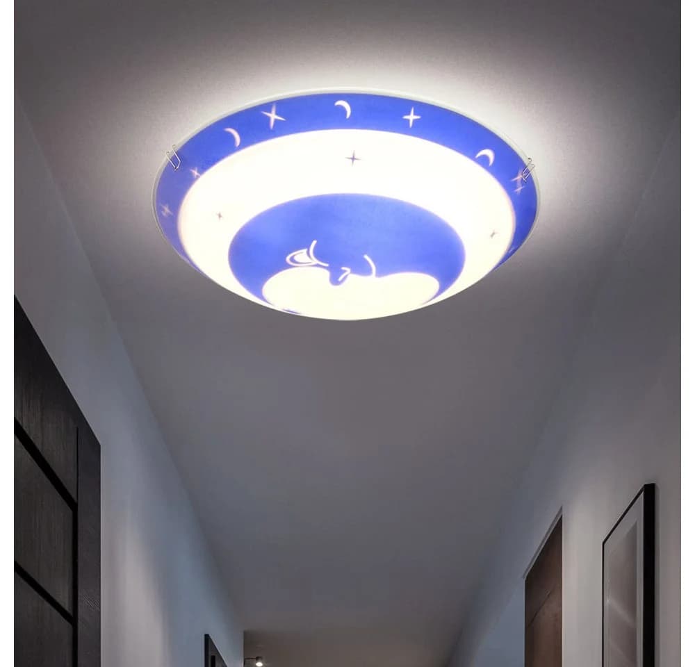 GLOBO LIGHTING Deckenleuchte Kinderzimmer Mond Sterne - Bild 3