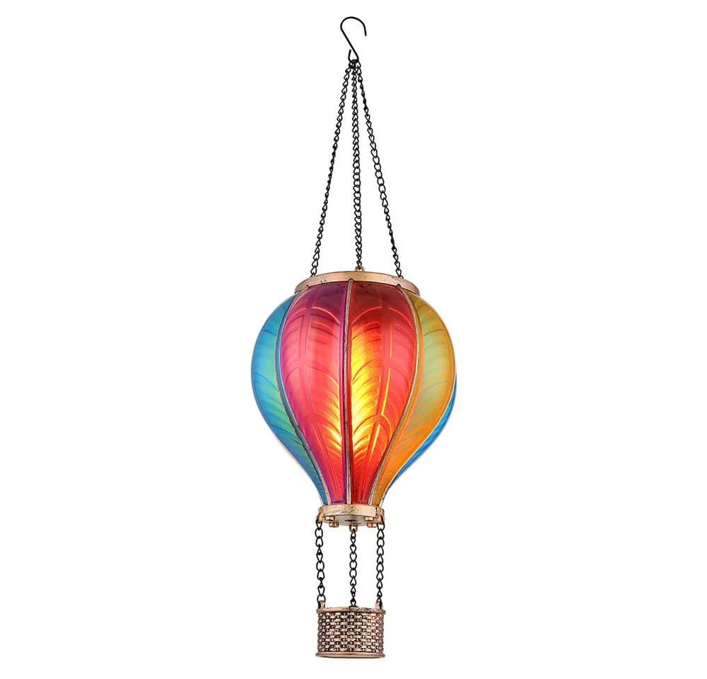 GLOBO LIGHTING Solarleuchte Heißluftballon Bunt Warmweiß - Bild 2