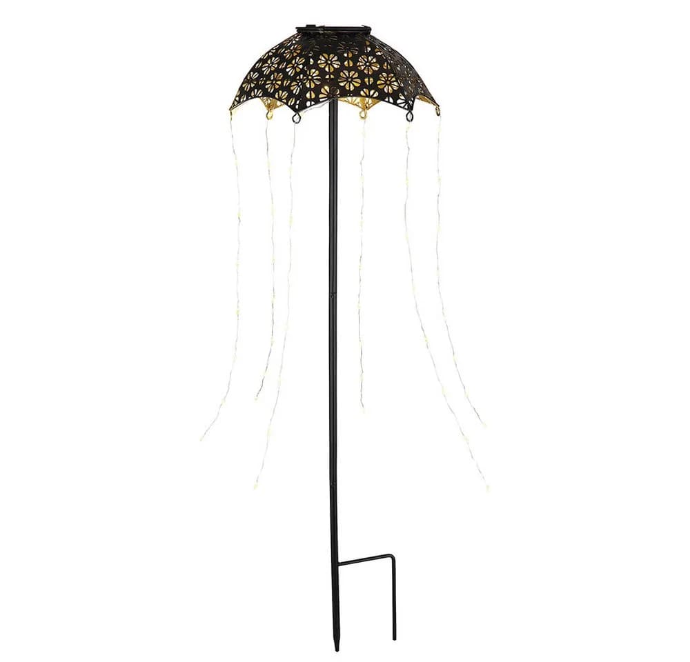 GLOBO LIGHTING Solarleuchte Regenschirm 60 LEDs Warmweiß - Bild 2