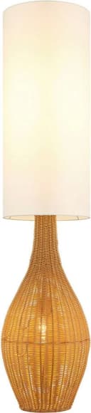 NOWA Stehlampe ANKO Braun Rattan-Optik Bild 4