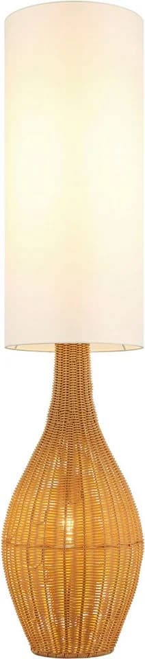 NOWA Stehlampe ANKO Braun Rattan-Optik - Bild 4