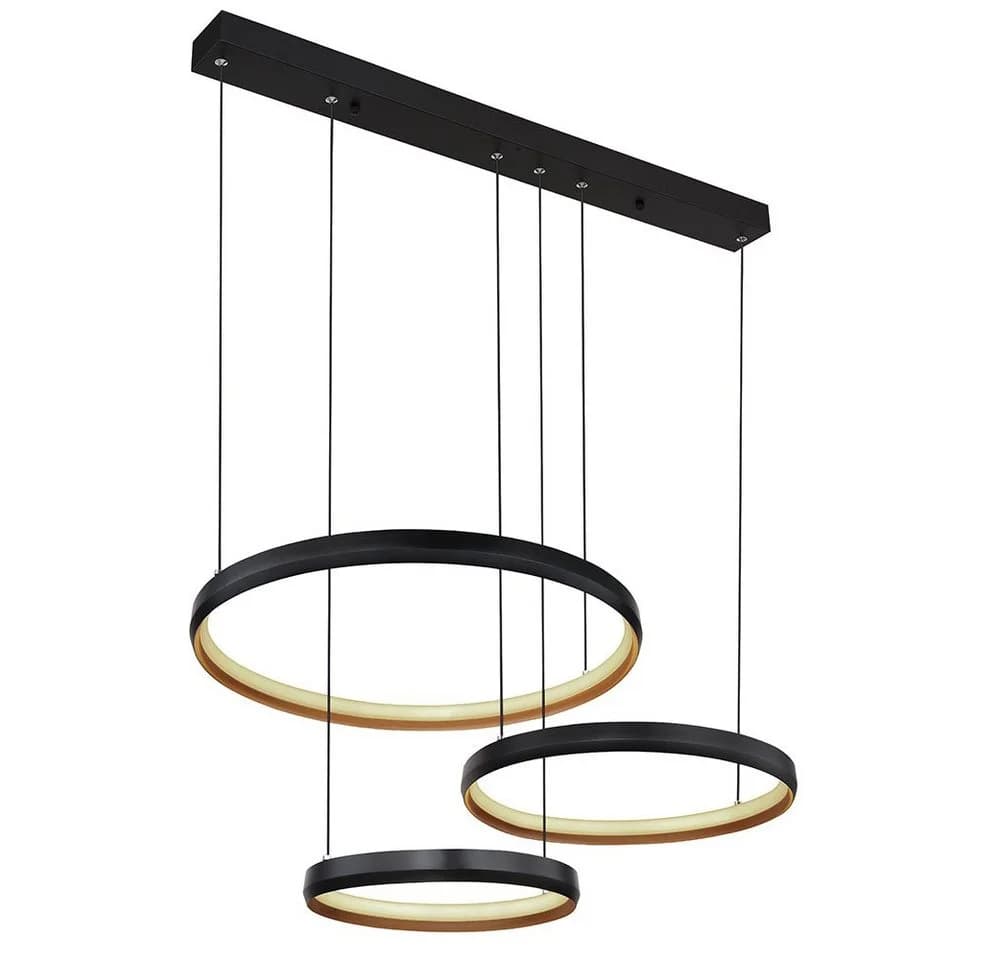GLOBO LIGHTING LED-Hängeleuchte Dimmbar Schwarz - Bild 2