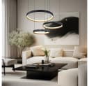 GLOBO LIGHTING LED-Hängeleuchte Dimmbar Schwarz Bild 3