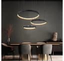GLOBO LIGHTING LED-Hängeleuchte Dimmbar Schwarz Bild 5