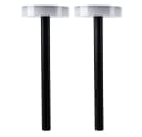 GLOBO LIGHTING Solarleuchte Schwarz 2er Set Warmweiß Bild 1