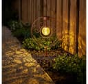 GLOBO LIGHTING Solarleuchte Rostfarben mit LED und Erdspieß Bild 2