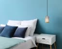NOWA Pendelleuchte RUN Kristalle Metall Holzoptik Bild 1
