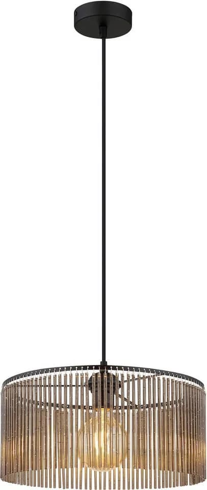 NOWA Pendelleuchte LEEDS Schwarz Acryl & Metall - Bild 3