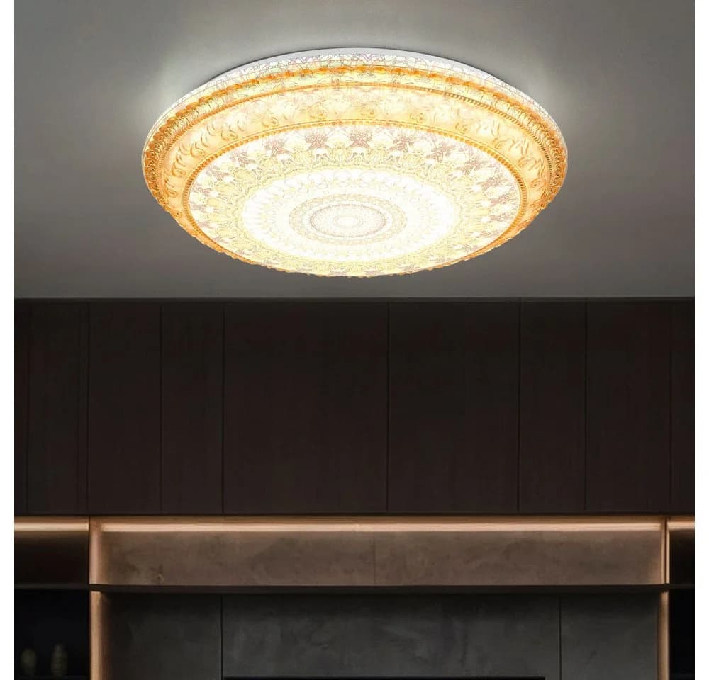 GLOBO LIGHTING LED Deckenleuchte Weiß/Bunt CCT Memoryfunktion