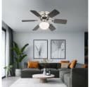 GLOBO LIGHTING Deckenventilator mit LED/RGB Beleuchtung und Fernbedienung Bild 1