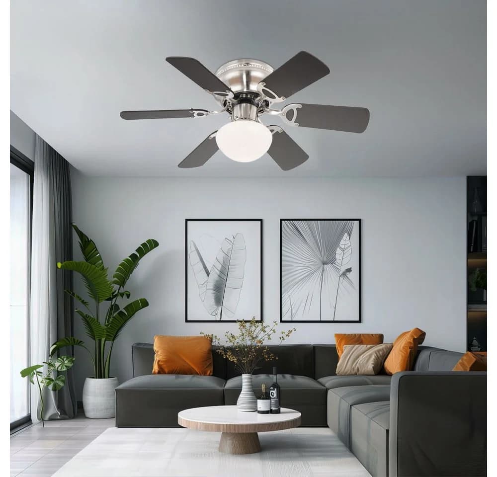 GLOBO LIGHTING Deckenventilator mit LED/RGB Beleuchtung und Fernbedienung