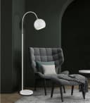 GLOBO LIGHTING Stehlampe BENNO weiß matt Design Bild 1