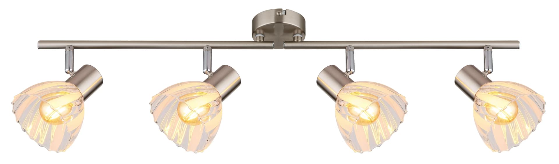 Globo Strahler ZACHERY Metall Nickel Matt