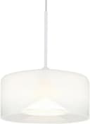 LED-Hängeleuchte Belinda, Ø 15 cm, weiß, Glas Bild 2
