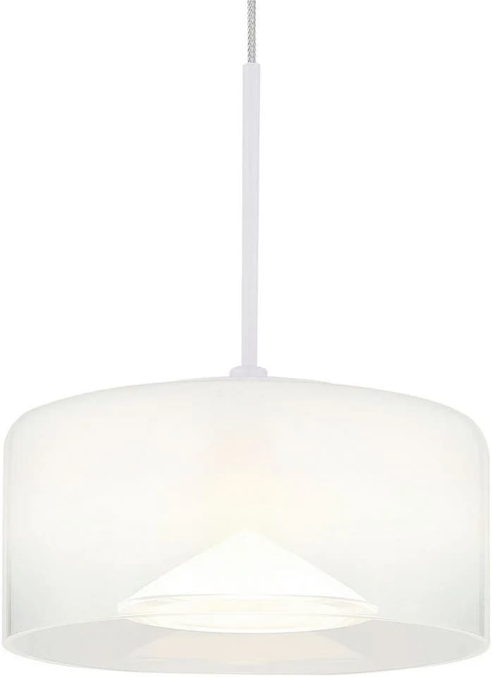 LED-Hängeleuchte Belinda, Ø 15 cm, weiß, Glas - Bild 2
