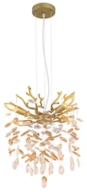 Kronleuchter QUEENA Goldfarben Matt GLOBO Lighting Bild 2