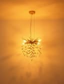 Kronleuchter QUEENA Goldfarben Matt GLOBO Lighting Bild 5