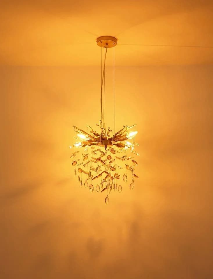 Kronleuchter QUEENA Goldfarben Matt GLOBO Lighting - Bild 5