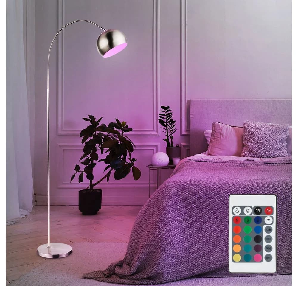 GLOBO LIGHTING LED Stehlampe RGB dimmbar mit Fernbedienung