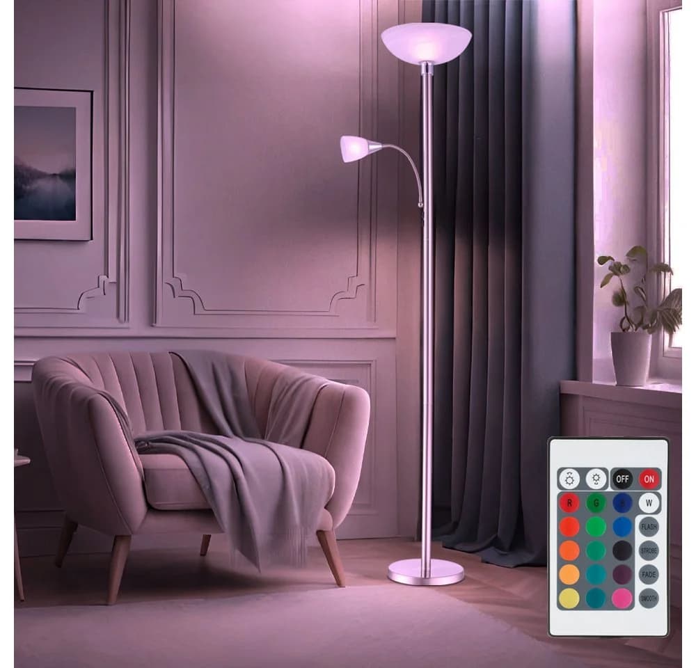 GLOBO LIGHTING LED Stehlampe mit RGB-Funktion und Fernbedienung - Bild 2