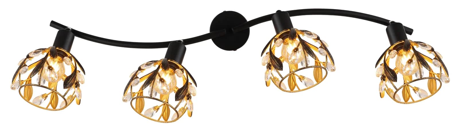 GLOBO LIGHTING Deckenstrahler MIKA Schwarz Matt Metall
