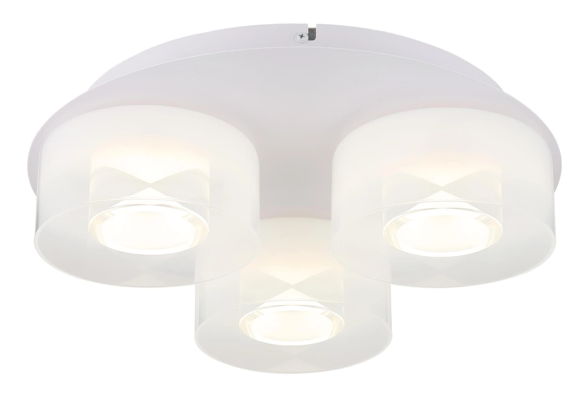 GLOBO LIGHTING LED Deckenleuchte BELINDA Weiß 38 cm