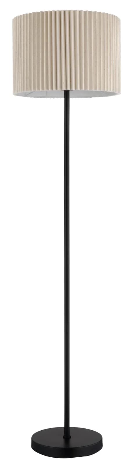 GLOBO LIGHTING Stehlampe PAGE Schwarz Textil 38 cm