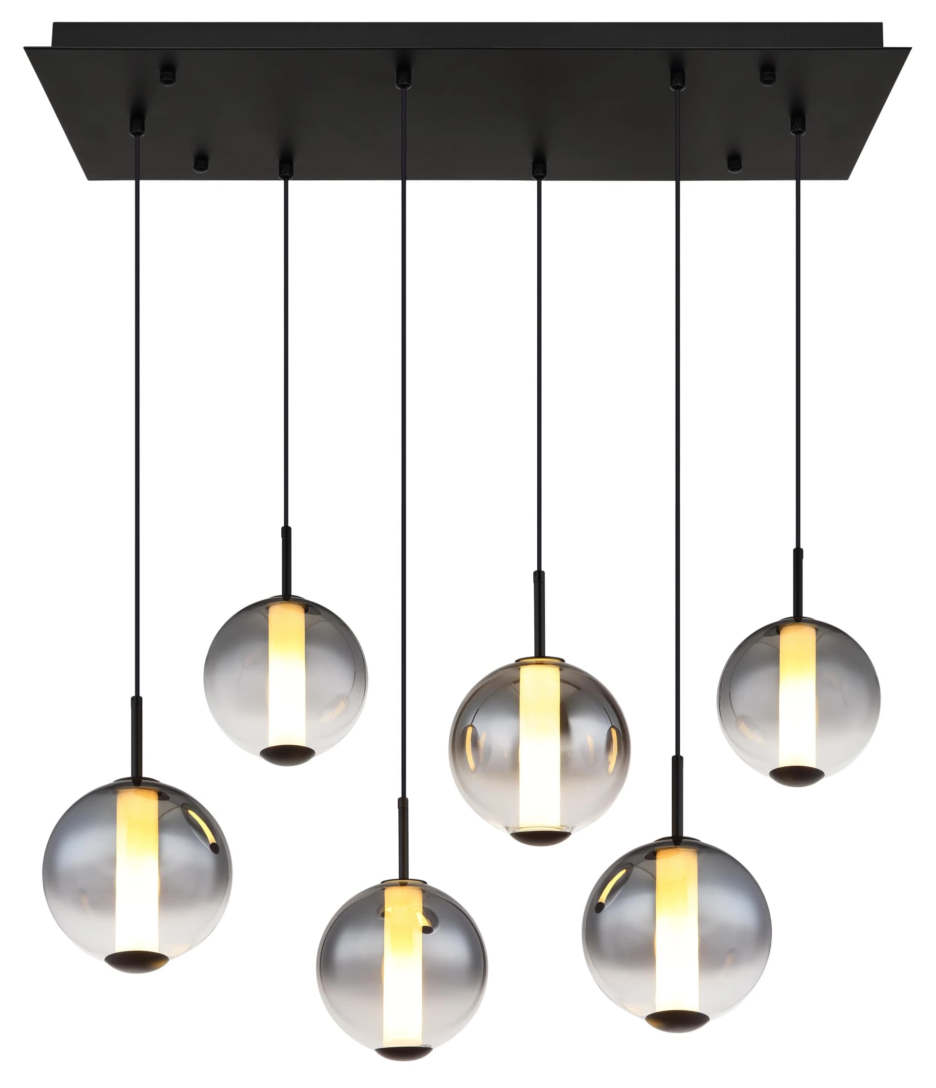 GLOBO LIGHTING Hängeleuchte LACY Schwarz Matt