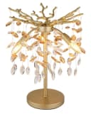 Tischleuchte QUEENA Gold Metall GLOBO Lighting Bild 2