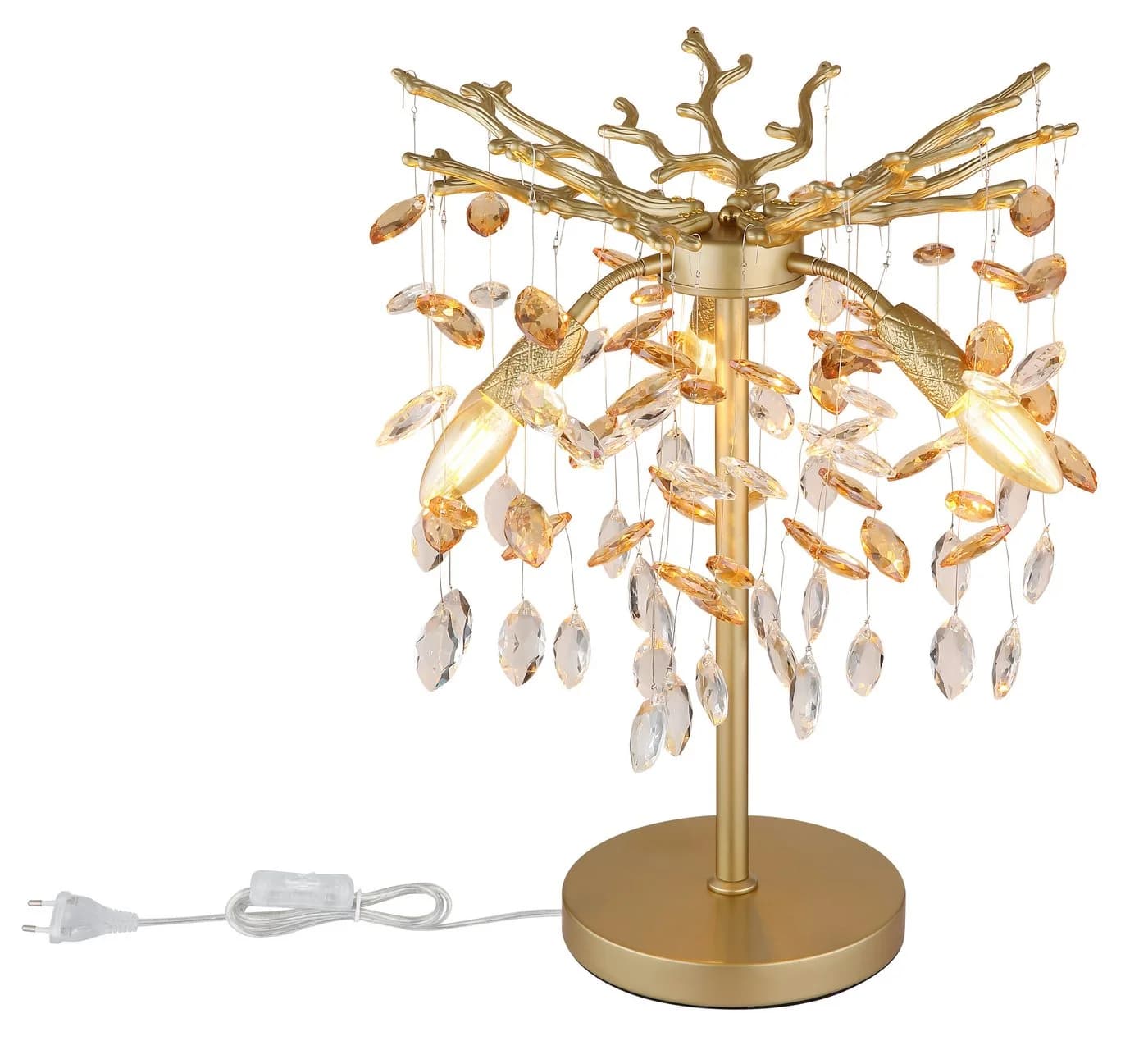Tischleuchte QUEENA Gold Metall GLOBO Lighting - Bild 4